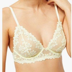 Free People Intimately Fp Veronica Underwire Bra, Faded Sunshine (32 DD)